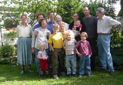 Familienbild im Herbst 2002